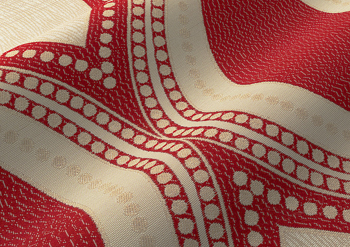 Kasian, Red - Made to Measure Curtains - Image 4